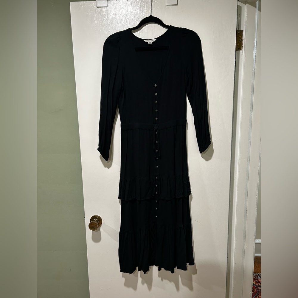 Long sleeve midi dress